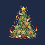 Christmas Tree Dragons-None-Polyester-Shower Curtain-Vallina84