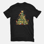 Christmas Tree Dragons-Mens-Basic-Tee-Vallina84