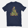 Christmas Tree Dragons-Mens-Basic-Tee-Vallina84