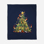 Christmas Tree Dragons-None-Fleece-Blanket-Vallina84