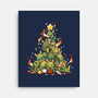 Christmas Tree Dragons-None-Stretched-Canvas-Vallina84