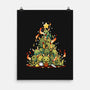 Christmas Tree Dragons-None-Matte-Poster-Vallina84