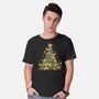 Christmas Tree Dragons-Mens-Basic-Tee-Vallina84