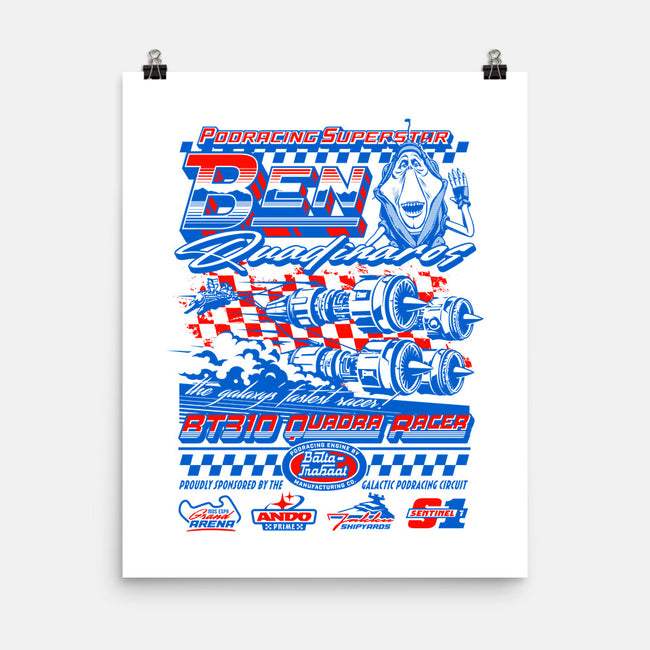 Podracing Superstar-None-Matte-Poster-Wheels