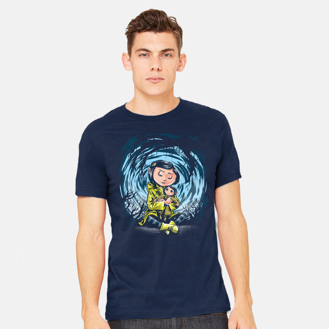The Worlds Of Coraline-Mens-Heavyweight-Tee-zascanauta