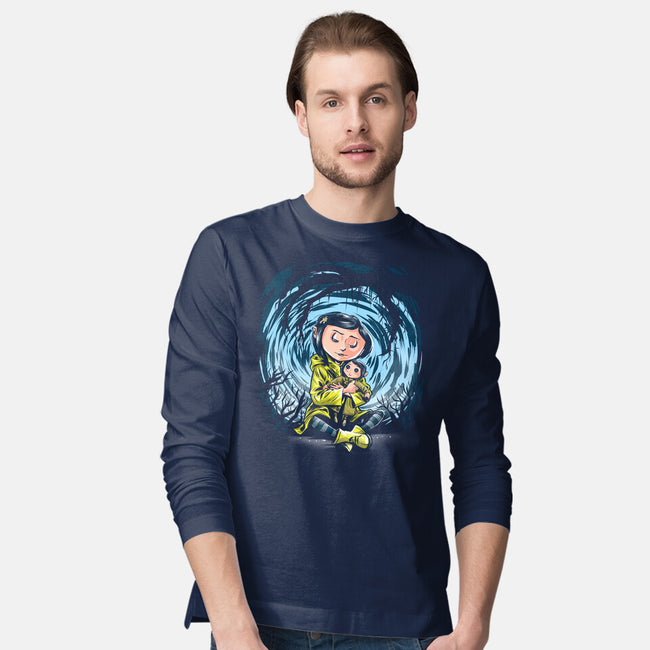 The Worlds Of Coraline-Mens-Long Sleeved-Tee-zascanauta