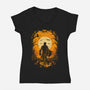 Crawl Or Treat-Womens-V-Neck-Tee-retrodivision