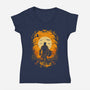 Crawl Or Treat-Womens-V-Neck-Tee-retrodivision