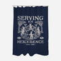 Serving Hexcellence-None-Polyester-Shower Curtain-Nemons