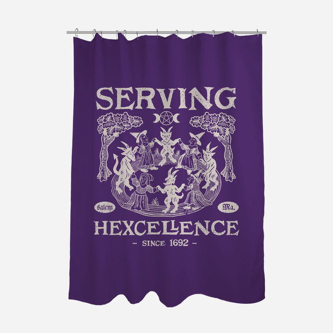 Serving Hexcellence-None-Polyester-Shower Curtain-Nemons