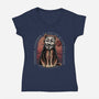 Remember To Feed Me-Womens-V-Neck-Tee-glitchygorilla
