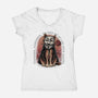 Remember To Feed Me-Womens-V-Neck-Tee-glitchygorilla