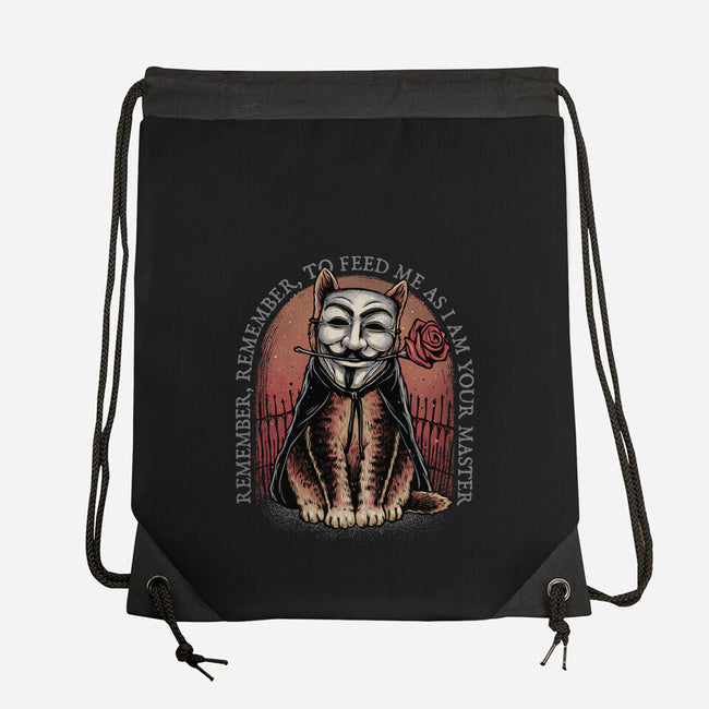 Remember To Feed Me-None-Drawstring-Bag-glitchygorilla