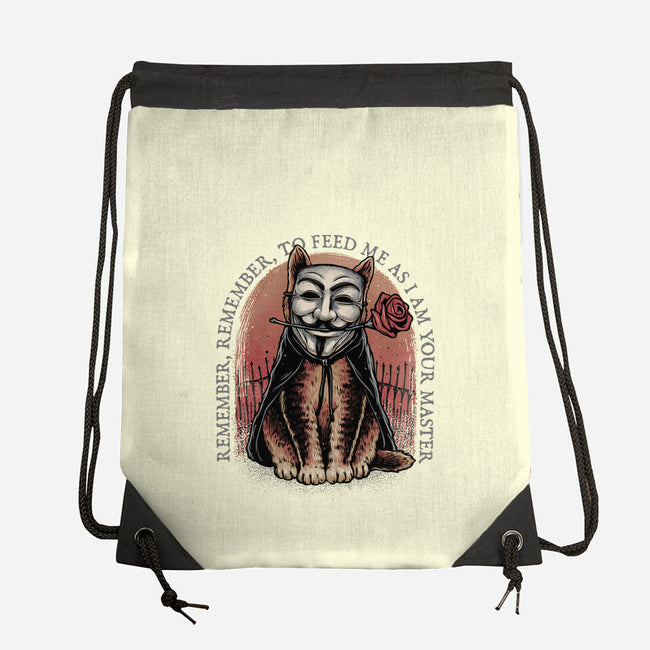 Remember To Feed Me-None-Drawstring-Bag-glitchygorilla