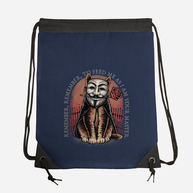 Remember To Feed Me-None-Drawstring-Bag-glitchygorilla