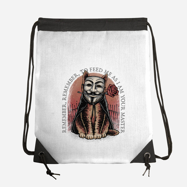 Remember To Feed Me-None-Drawstring-Bag-glitchygorilla