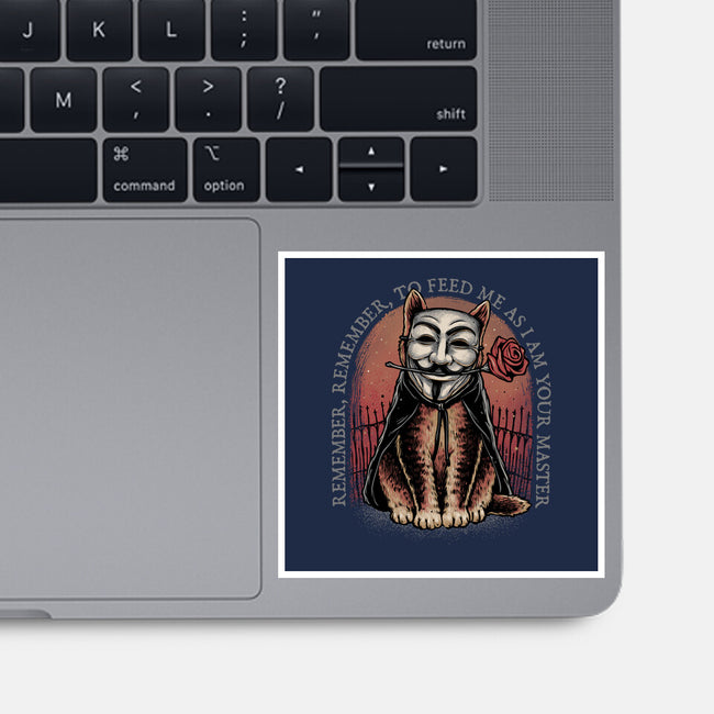 Remember To Feed Me-None-Glossy-Sticker-glitchygorilla