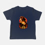Clown Beneath The Blood Moon-Baby-Basic-Tee-hypertwenty