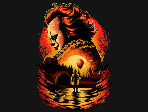 Clown Beneath The Blood Moon