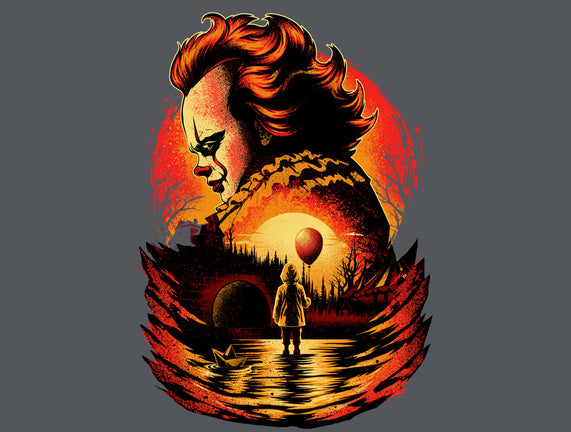 Clown Beneath The Blood Moon