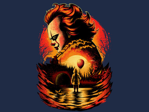 Clown Beneath The Blood Moon