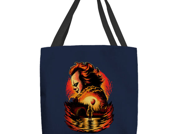 Clown Beneath The Blood Moon