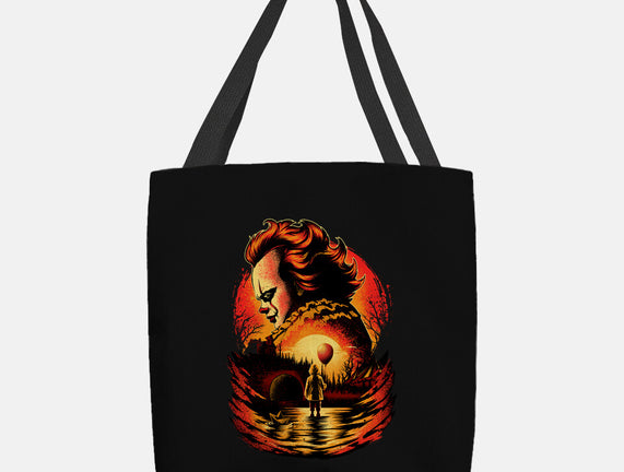 Clown Beneath The Blood Moon
