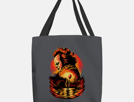 Clown Beneath The Blood Moon
