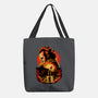 Clown Beneath The Blood Moon-None-Basic Tote-Bag-hypertwenty