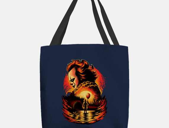 Clown Beneath The Blood Moon