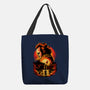 Clown Beneath The Blood Moon-None-Basic Tote-Bag-hypertwenty