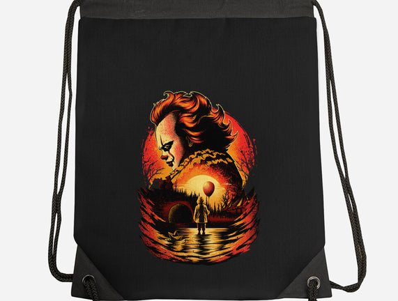 Clown Beneath The Blood Moon