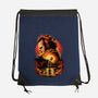 Clown Beneath The Blood Moon-None-Drawstring-Bag-hypertwenty