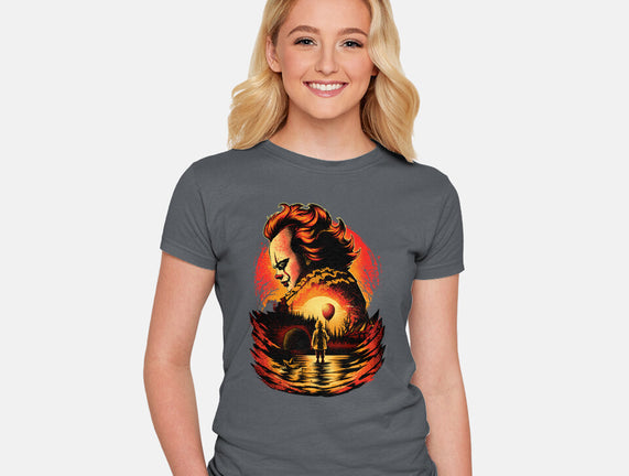 Clown Beneath The Blood Moon