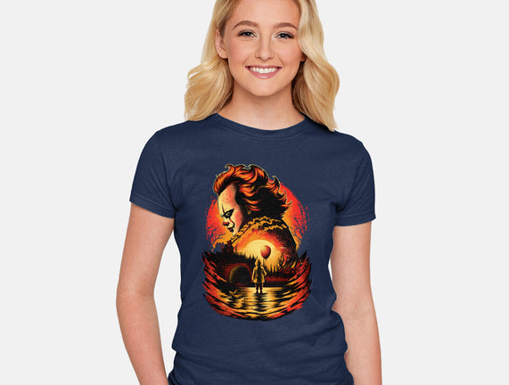 Clown Beneath The Blood Moon