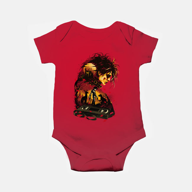 The Boy With Scissors Hand-Baby-Basic-Onesie-hypertwenty