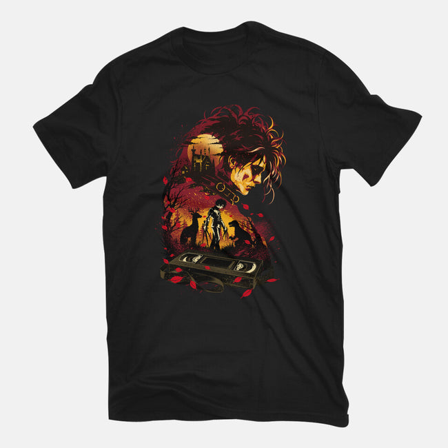 The Boy With Scissors Hand-Mens-Basic-Tee-hypertwenty