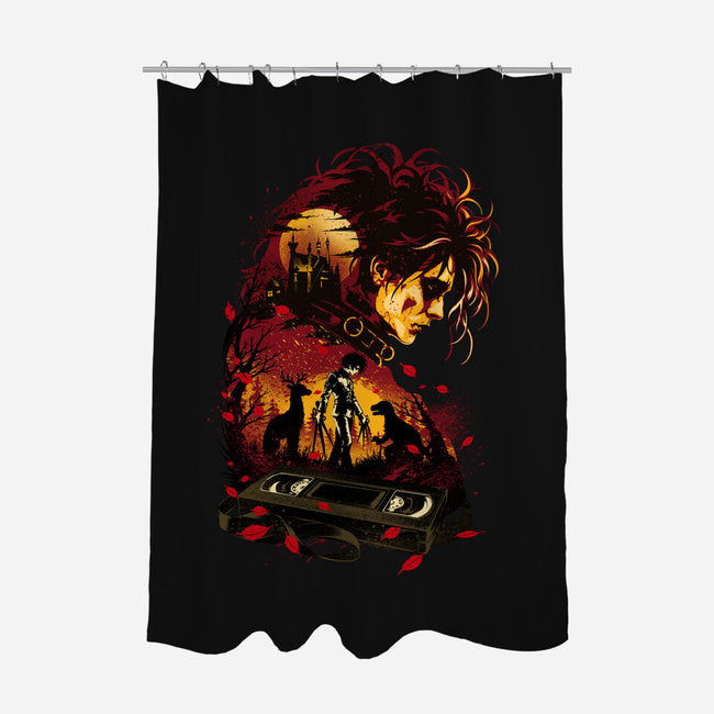 The Boy With Scissors Hand-None-Polyester-Shower Curtain-hypertwenty
