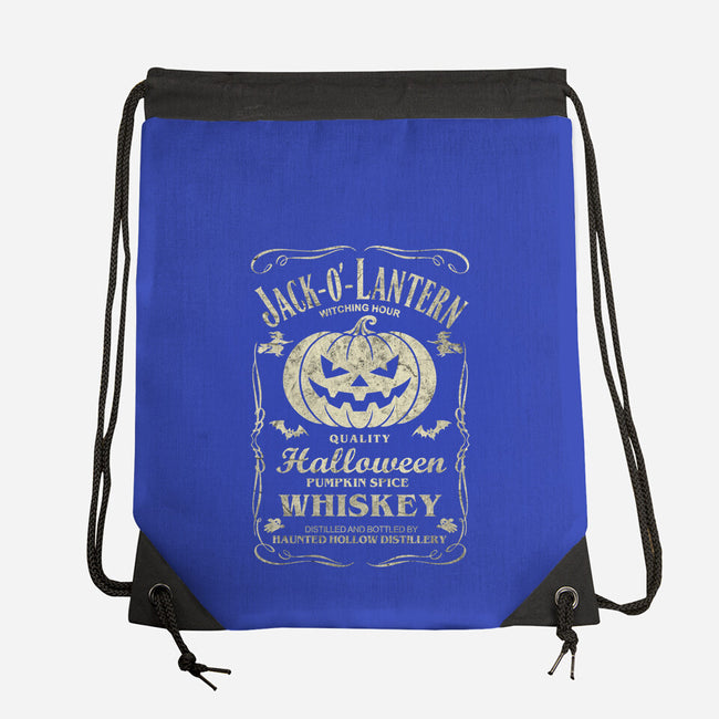 Jack-O-Lantern Whiskey-None-Drawstring-Bag-NMdesign