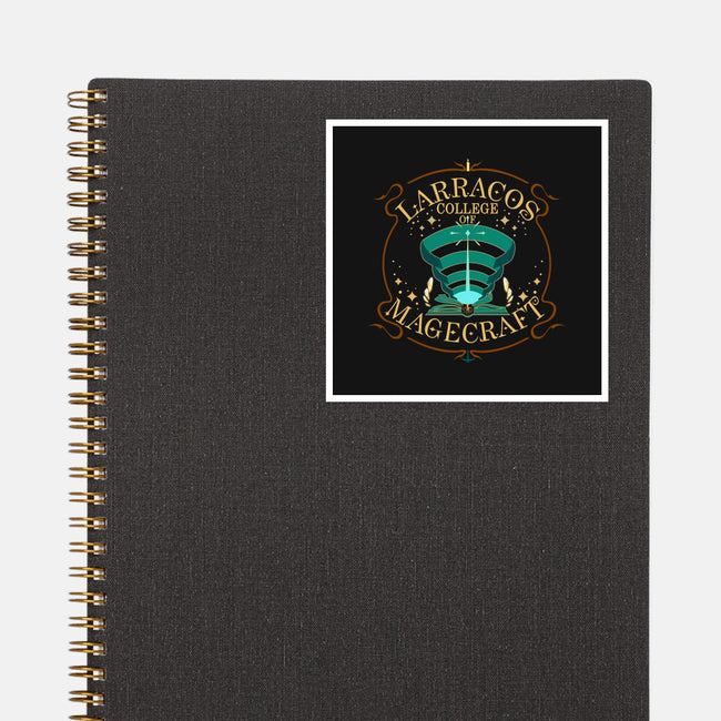 Larracos College Of Magecraft Emblem-None-Glossy-Sticker-Afire