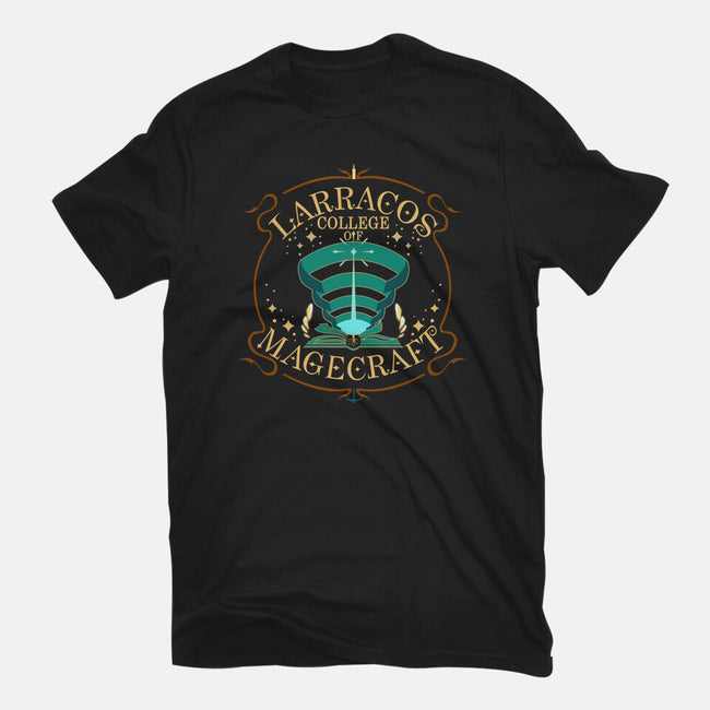 Larracos College Of Magecraft Emblem-Womens-Fitted-Tee-Afire