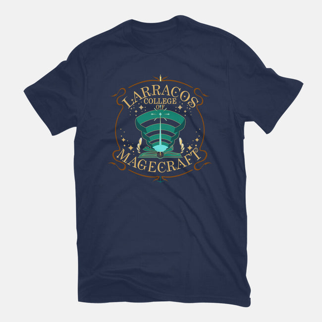 Larracos College Of Magecraft Emblem-Womens-Fitted-Tee-Afire