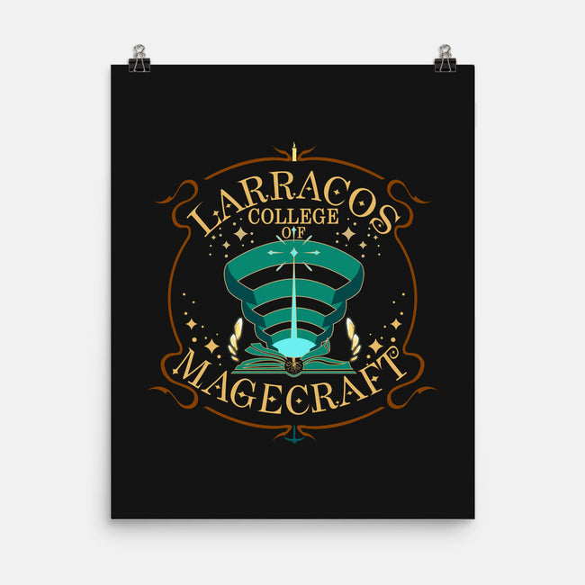 Larracos College Of Magecraft Emblem-None-Matte-Poster-Afire
