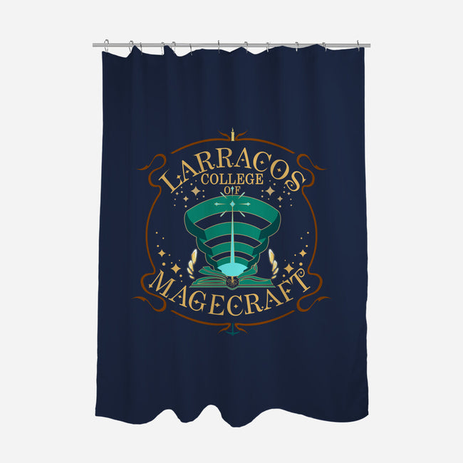 Larracos College Of Magecraft Emblem-None-Polyester-Shower Curtain-Afire