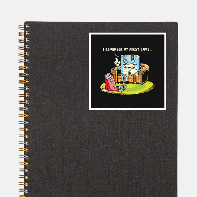 Floppy Story-None-Glossy-Sticker-arace