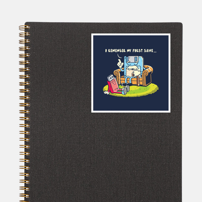 Floppy Story-None-Glossy-Sticker-arace