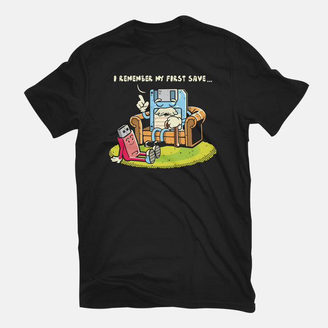 Floppy Story-Unisex-Basic-Tee-arace