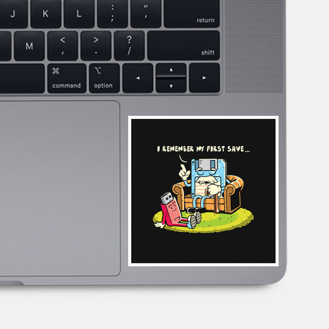 Floppy Story-None-Glossy-Sticker-arace