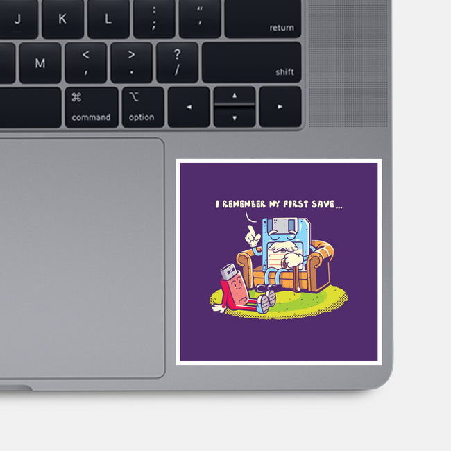 Floppy Story-None-Glossy-Sticker-arace