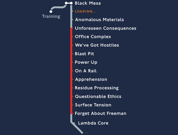 Black Mesa Underground Map